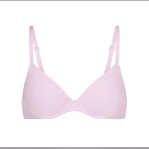 NWT- SKIMS Fits Everybody Push-Up Demi Bra in Cherry Blossom 46DD